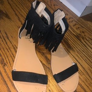 Black sandals